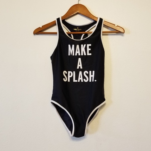 kate spade Other - Kate Spade "Make A Splash" racerback swimsuit